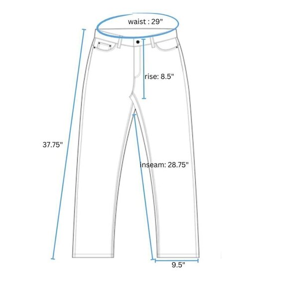 women’s medium rise denim | straight leg jeans | vintage women’s jeans - Picture 9 of 9